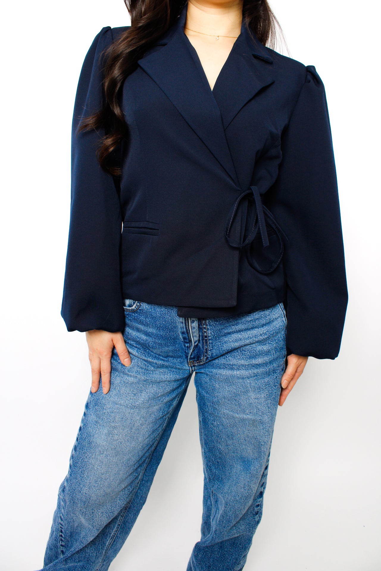 OLIVIA BLAZER - NAVY