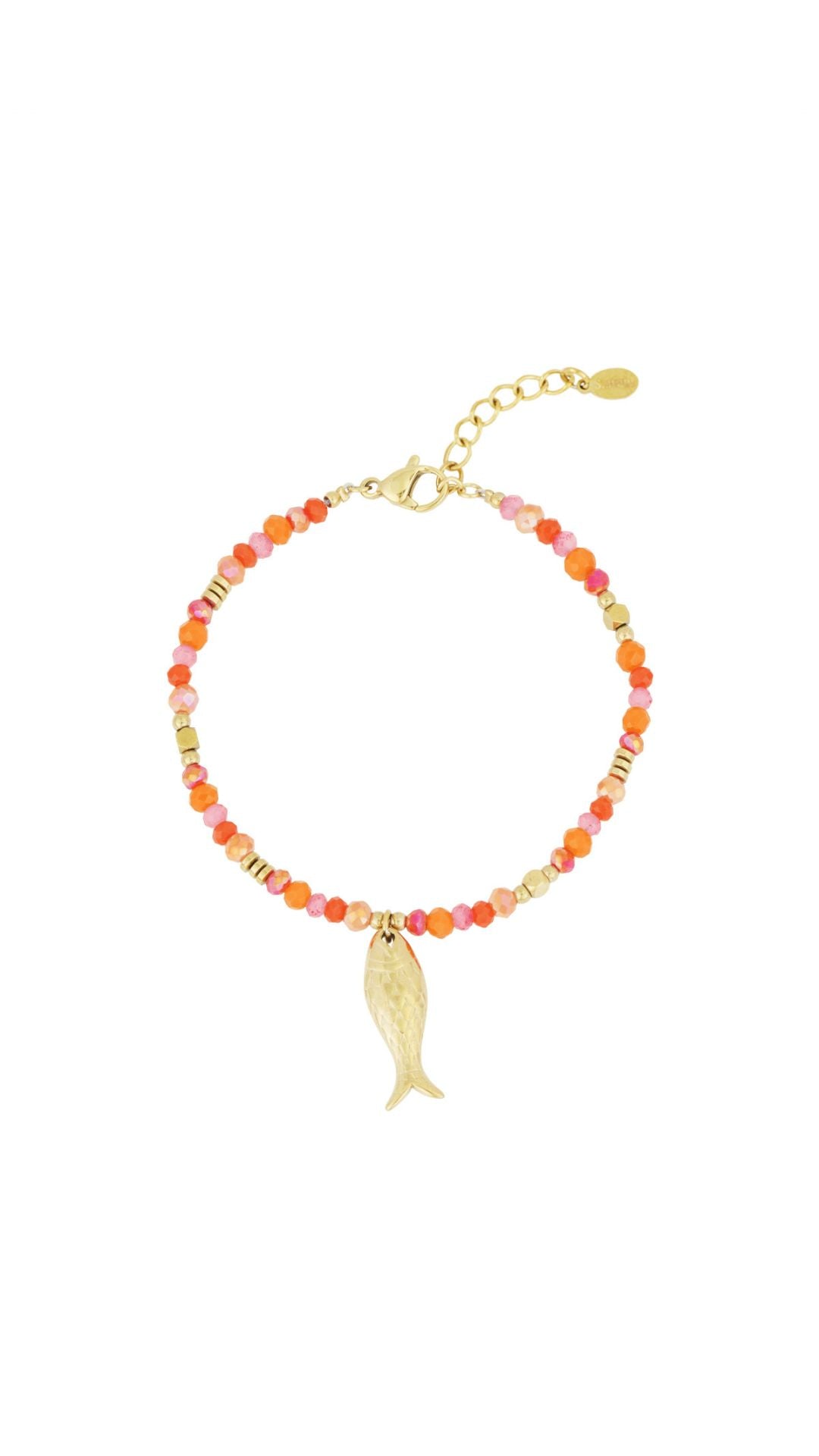 FISH BEADS BRACELET - GOLD