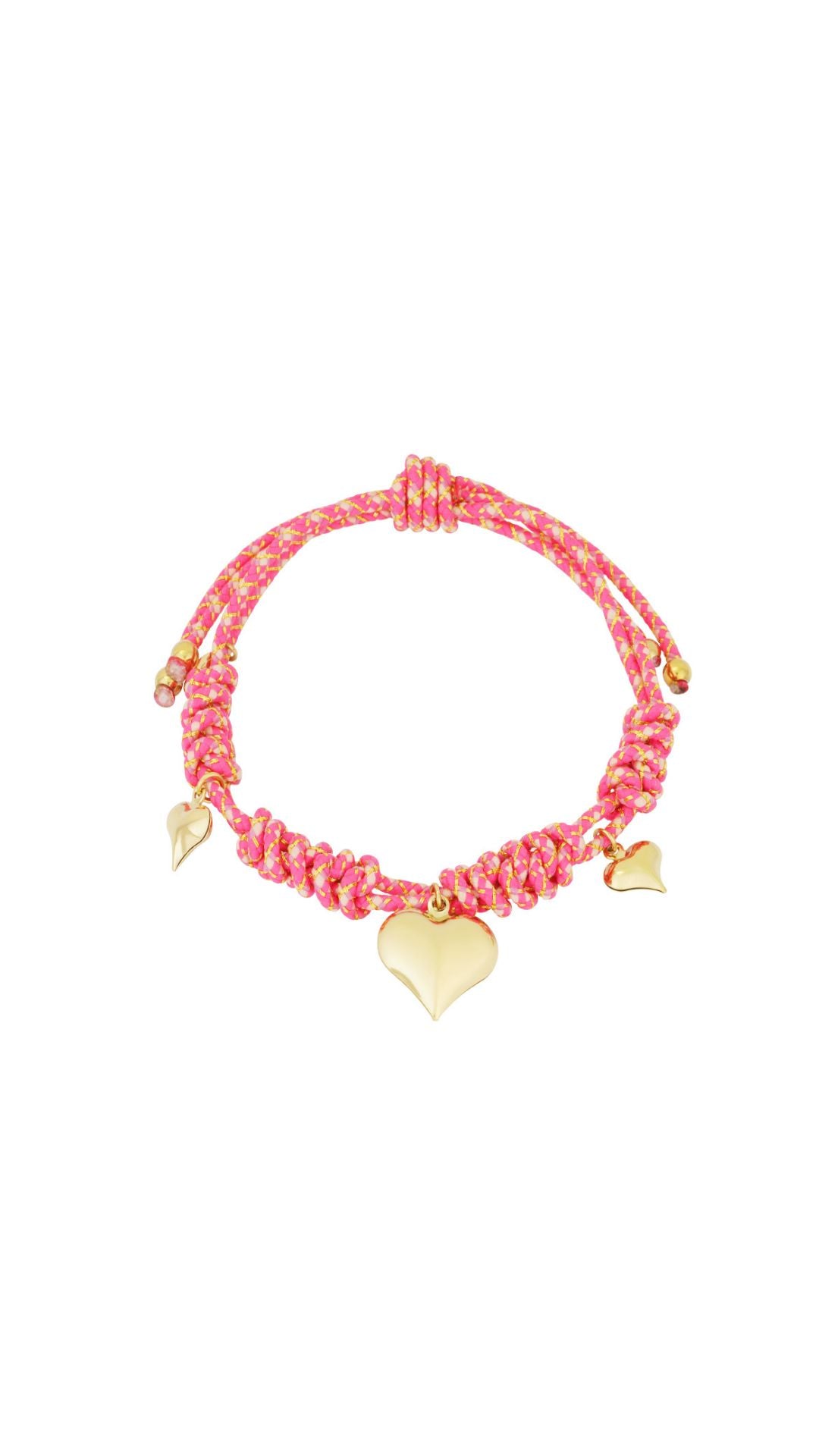 HEARTFELT ROPE BRACELET - GOLD