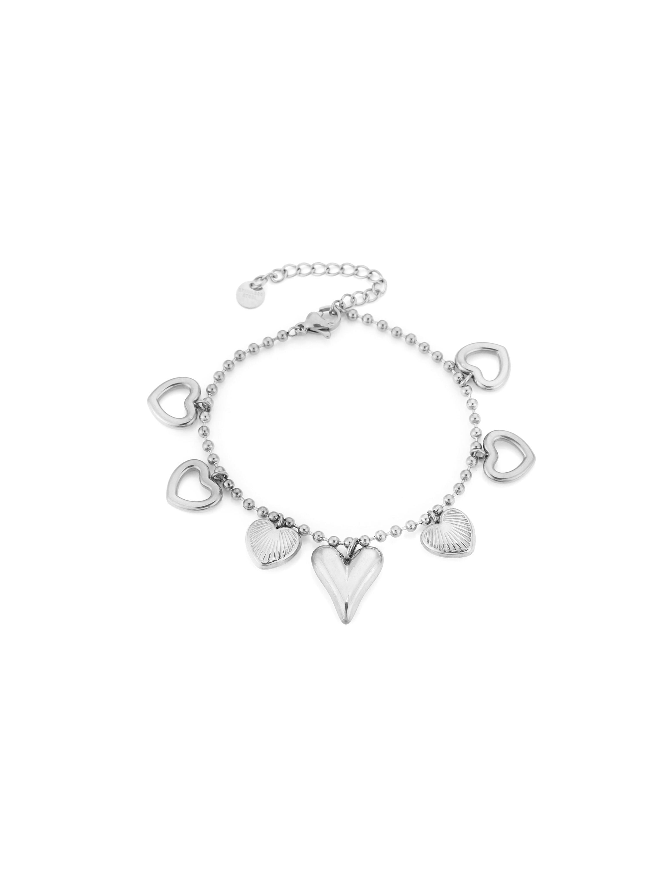 HEARTS BRACELET - SILVER