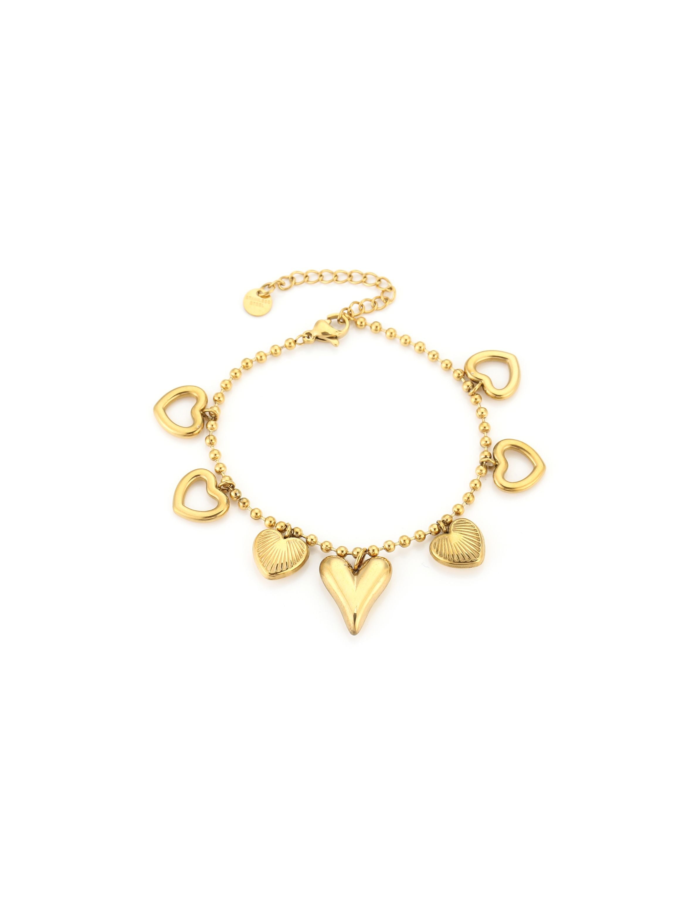 HEARTS BRACELET - GOLD