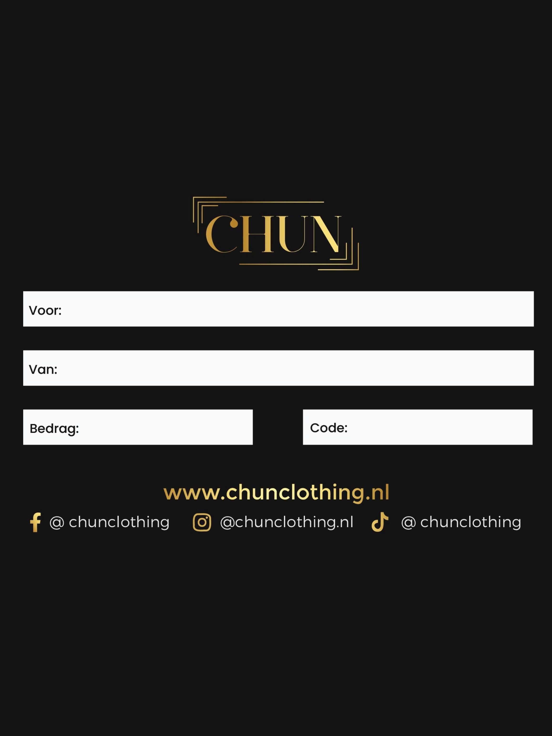 CHUN Giftcard